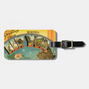 Étiquette À Bagage Balise de voeux vintages de New York