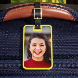 Étiquette À Bagage Balise de voyage de vos bagages photo et informati