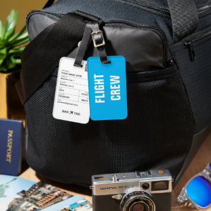 Étiquette À Bagage BALISE - Équipage de vol