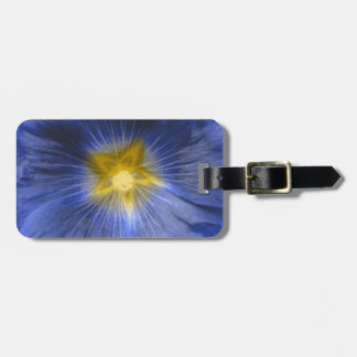 Étiquette À Bagage Balise Hollyhock Beautiful Blue Custom Luggage