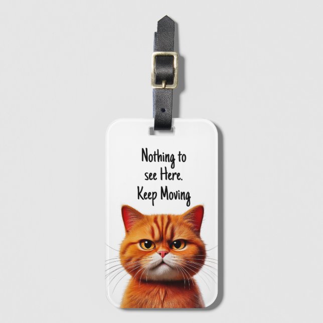 Étiquette À Bagage Balise Luggag - Accessoire concepteur pour Voyage (Devant Vertical)