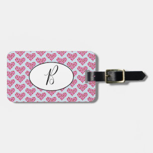 Étiquette À Bagage Balise Pink Heart Love Luve