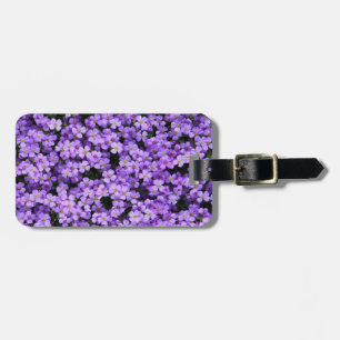 Étiquette À Bagage Balise Violette Fleurs Bagage Belle Violette
