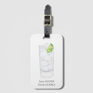 Étiquette À Bagage Balise Vodka Cocktail Luggtail