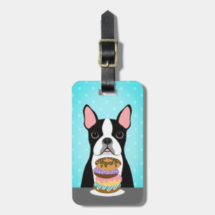 Étiquette À Bagage Balises de bagage Boston Terrier