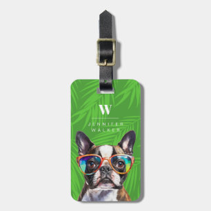 Étiquette À Bagage Balises de bagage Boston Terrier