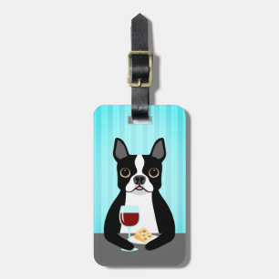 Étiquette À Bagage Balises de bagage Boston Terrier