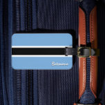 Étiquette À Bagage Balises de bagage Botswana, drapeau patriotique Bo<br><div class="desc">Balise bagage : Botswana Drapeau & valise de vacances Botswana,  étiquettes bagages - amour mon pays,  voyage,  patriotes nationaux / fans de sports</div>