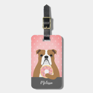 Étiquette À Bagage Balises de bagage Bulldog anglais