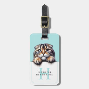 Étiquette À Bagage Balises de bagage de chat
