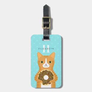 Étiquette À Bagage Balises de bagage de chat