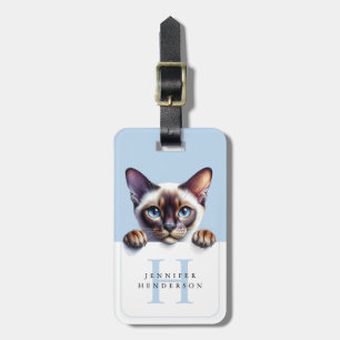 Étiquette À Bagage Balises de bagage de chat