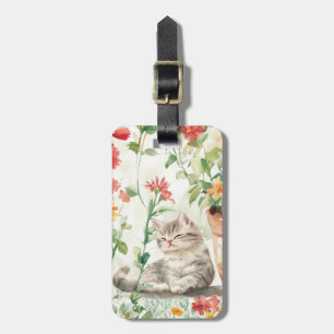Étiquette À Bagage Balises de bagage de chat
