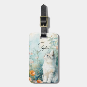 Étiquette À Bagage Balises de bagage de chat