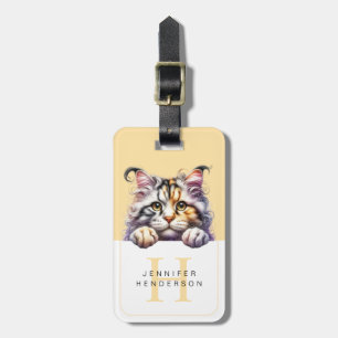 Étiquette À Bagage Balises de bagage de chat