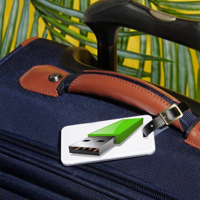 Étiquette À Bagage Balises de bagage de lecteur Flash USb (Créateur téléchargé)