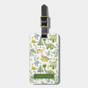 Étiquette À Bagage Balises de bagage Dinosaur