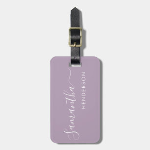 Étiquette À Bagage Balises de bagage mauve Mariage Table Plan/Favoris