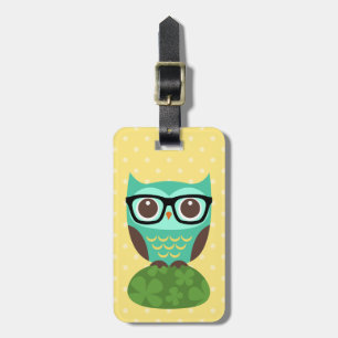 Étiquette À Bagage Balises de bagage Owl