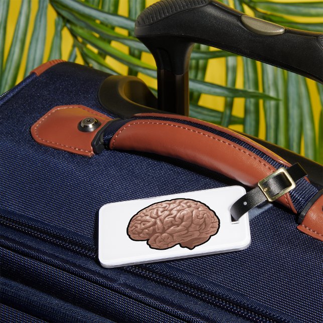 Étiquette À Bagage Balises de bagage pour cerveau humain (Créateur téléchargé)