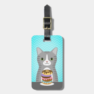 Étiquette À Bagage Balises de bagage Tabby Cat