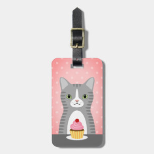 Étiquette À Bagage Balises de bagage Tabby Cat