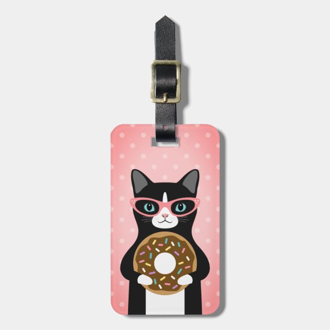 Étiquette À Bagage Balises de bagage Tabby Cat (Devant Vertical)