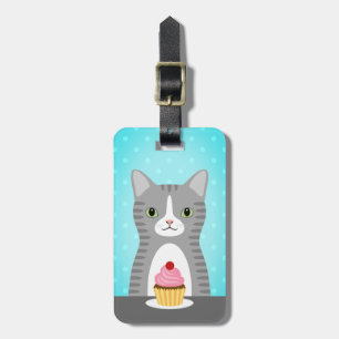 Étiquette À Bagage Balises de bagage Tabby Cat