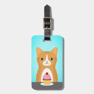 Étiquette À Bagage Balises de bagage Tabby Cat