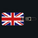 Étiquette À Bagage Balises de bagages du drapeau britannique pour sac<br><div class="desc">Balises de drapeaux britanniques pour sacs et valises. Idée cadeau mignonne pour les voyageurs de vacances patriotiques. Modèle de drapeau de prise Union.</div>