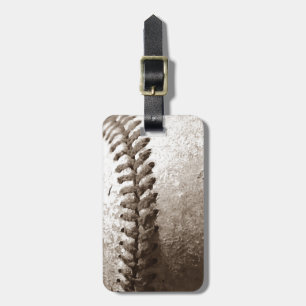 Étiquette À Bagage Balises De Baseball vintages Pour Les Bagages