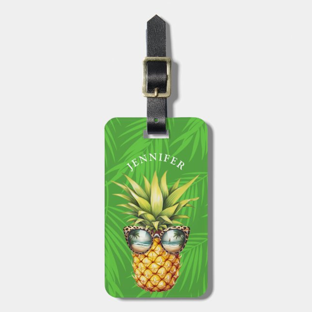Étiquette À Bagage Balises des bagages à ananas (Devant Vertical)