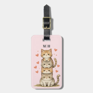 Étiquette À Bagage Balises des bagages de chats