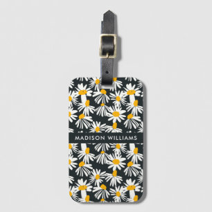 Étiquette À Bagage Balises des bagages Fleurs de couleur