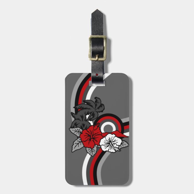 Étiquette À Bagage Balises des bagages hawaïens de surf Safari (Devant Vertical)