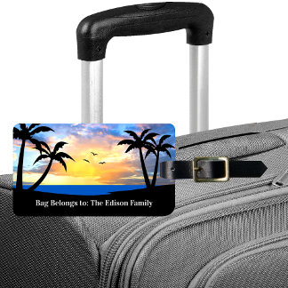 Étiquette À Bagage Balises des bagages pour le budget vacances-famill