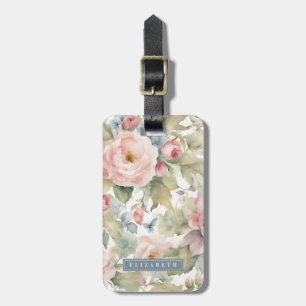 Étiquette À Bagage Balises Vintage Floral Luggings