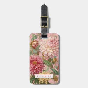 Étiquette À Bagage Balises Vintage Floral Luggings