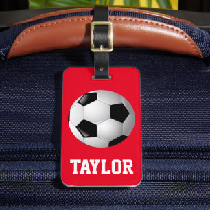 Étiquette À Bagage Balle de Football Personnalisée