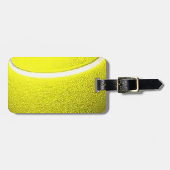 Étiquette À Bagage Balle de tennis (Devant horizontal)