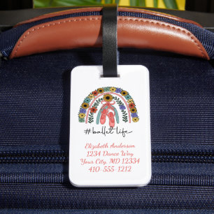 Étiquette À Bagage Ballerina Dance Studio Instructeur de ballet Danse