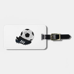 Étiquette À Bagage Ballon de football et crampons