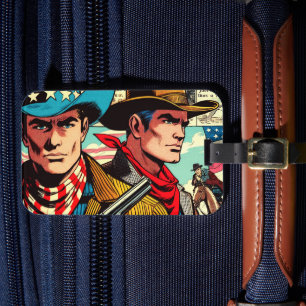 Étiquette À Bagage Bande dessinée vintage