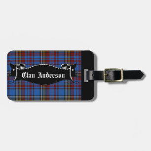 Étiquette À Bagage Bannière du clan Anderson