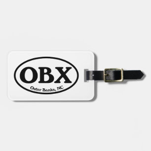 Étiquette À Bagage Banques externes d'OBX ovales