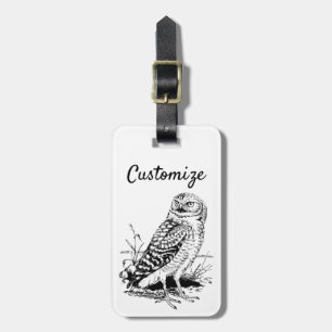 Étiquette À Bagage Barne Owl Thunder_Cove