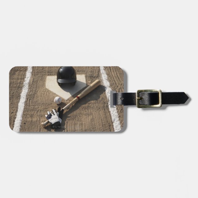 Étiquette À Bagage Base-ball (Devant horizontal)