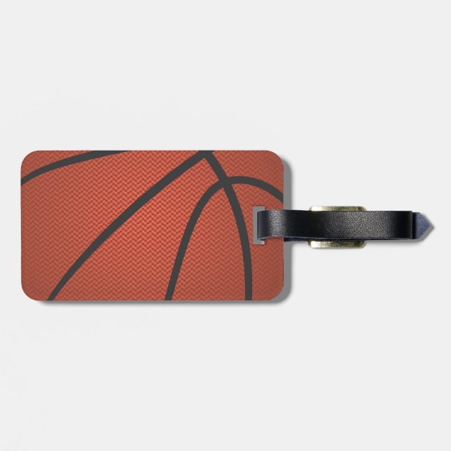 Étiquette À Bagage basket-ball (Dos horizontal)