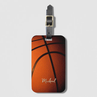 Étiquette À Bagage Basketball Remplacer son propre nom Personnalisabl