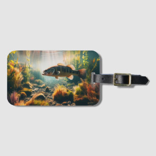 Étiquette À Bagage Basse-bouche sous-marine